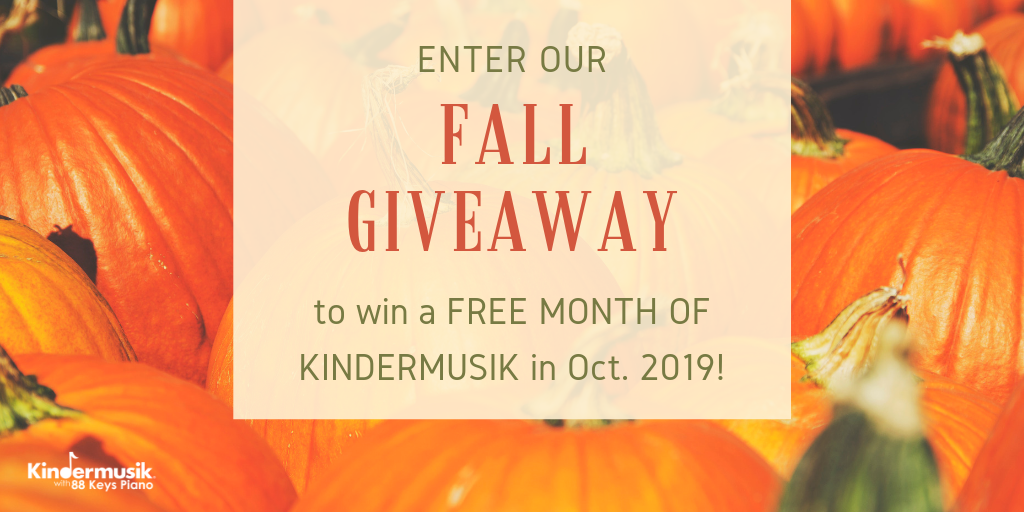 Fall Giveaway: Win a Free Month of Kindermusik in October