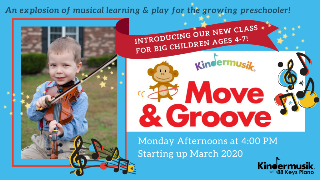 Introducing Our New Class for BIG CHILDREN Ages 4-7: Starting March 2020!