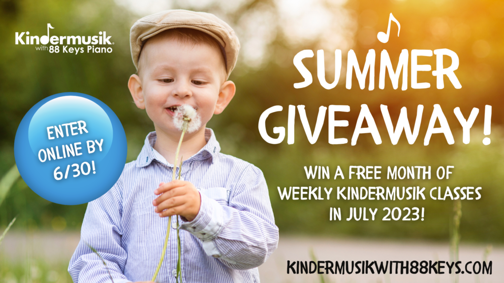 Summer Giveaway: Win a free month of Kindermusik in July!