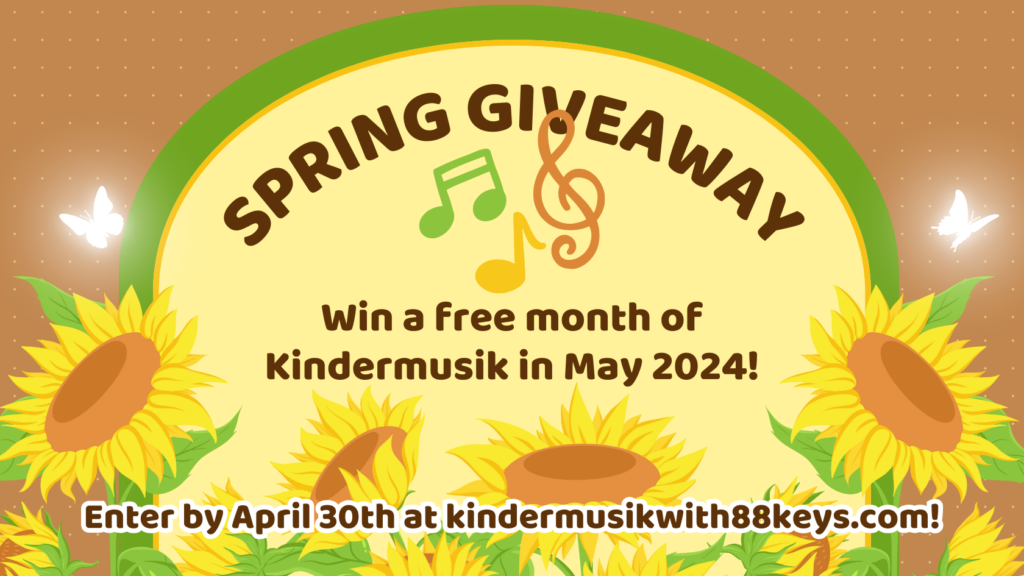 Spring Giveaway: Win a Free Month of Kindermusik in May!