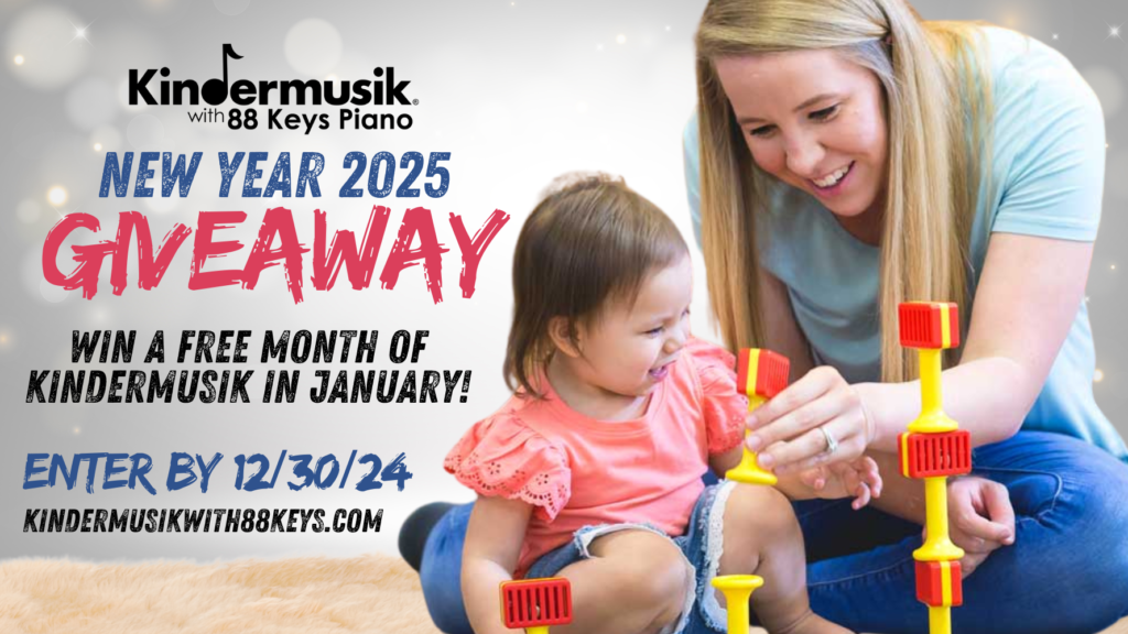 New Year 2025 Giveaway: Win a FREE Month of Kindermusik in January!